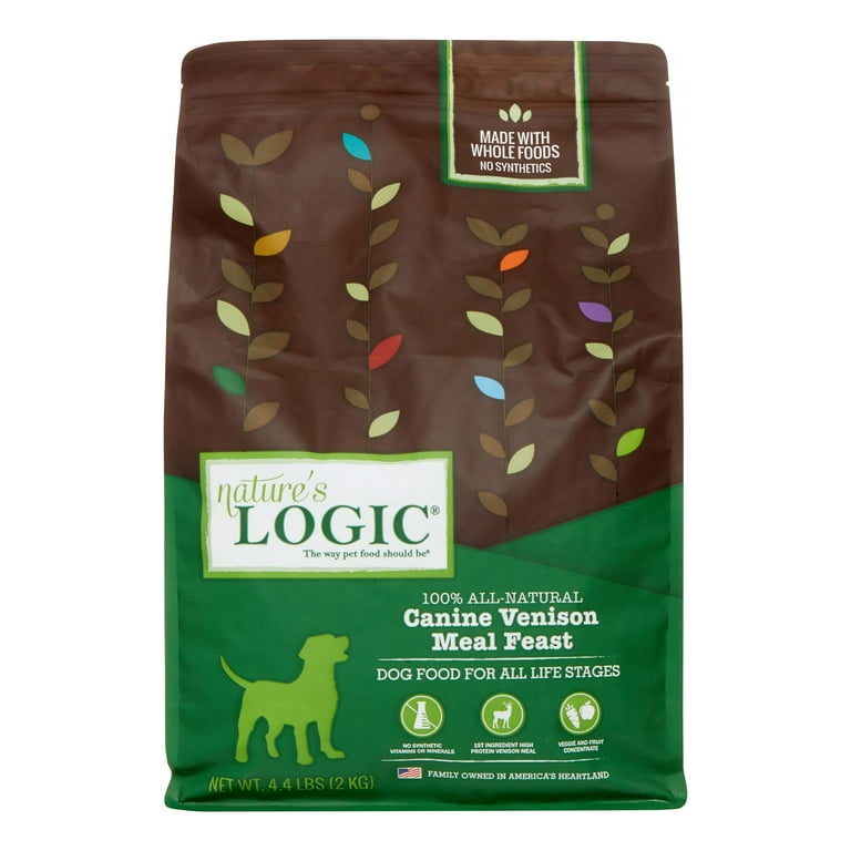 Nature s Logic Venison Meal Feast Dry Dog Food 4.4 Lb