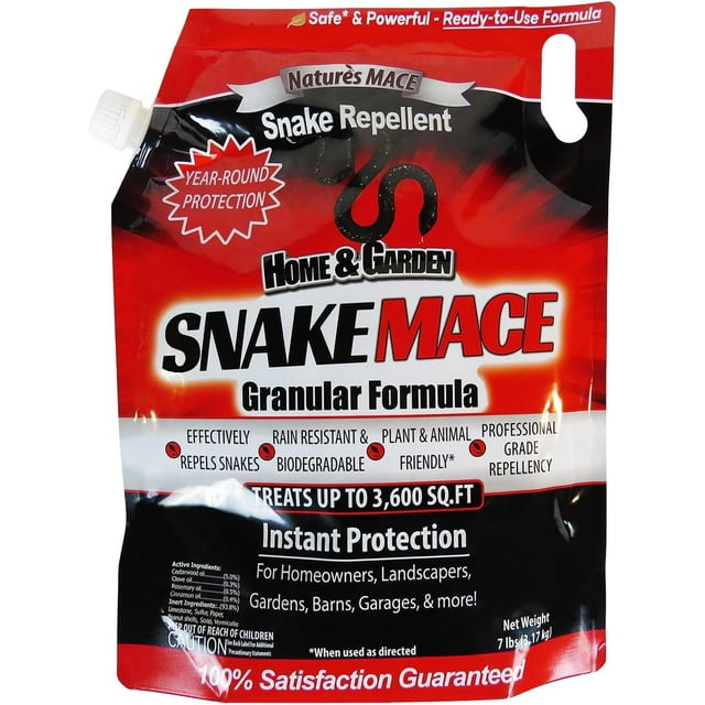 Nature’s MACE 7 Pound Snake Repellent/Snake Repellent for Home/Keep