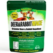 Nature's MACE Granular Deer & Rabbit Repellent, 6 lb. Bag, Treats up to 6,000 Sq.ft
