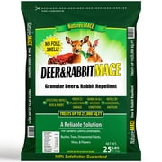 Natures Mace Granular Deer and Rabbit Repellent, 25 lb. Bag, Covers 25,000 Sq.ft.