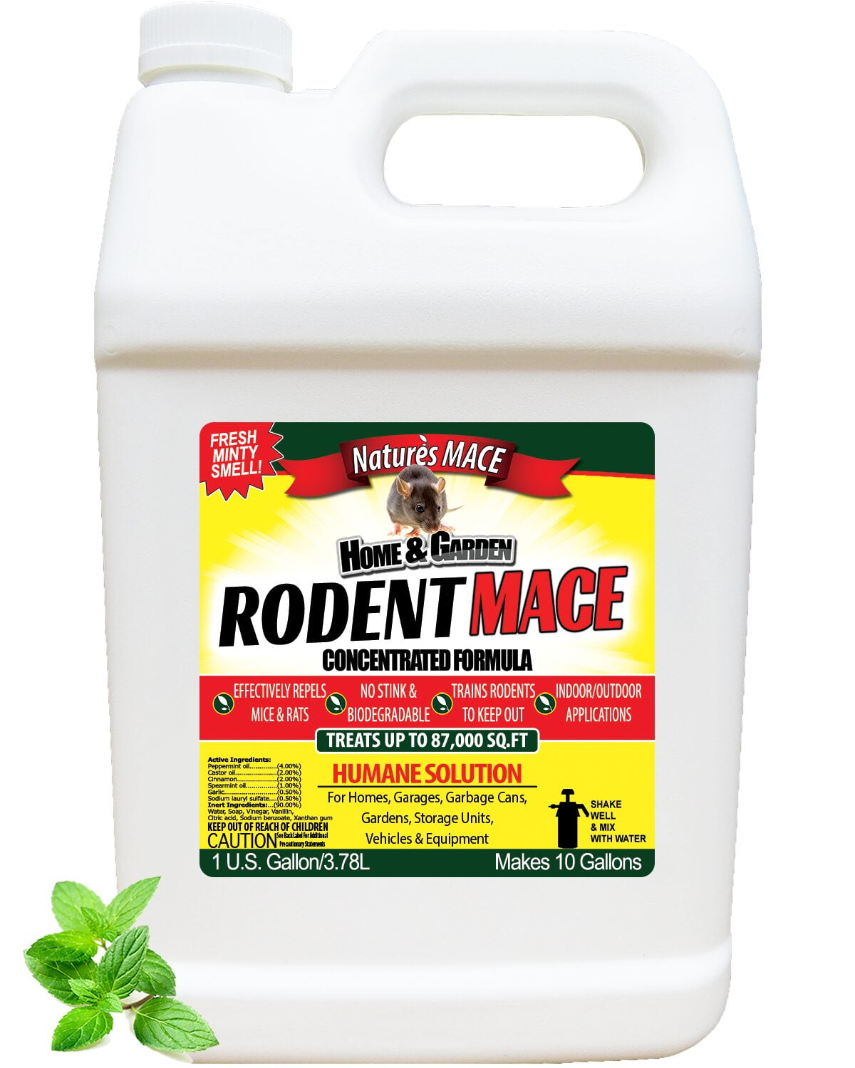 Nature's MACE Rodent Repellent for mouse pest 1 Gallon Concentrate