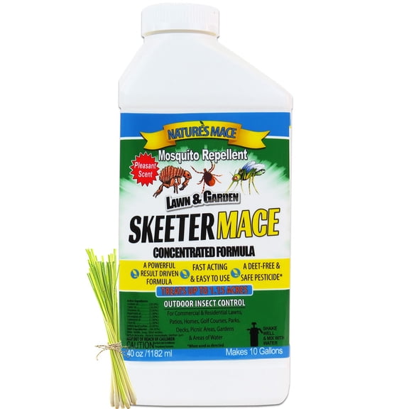 Nature's MACE Skeeter MACE | Outdoor Insect Spray | Fast Acting 40oz Concentrate