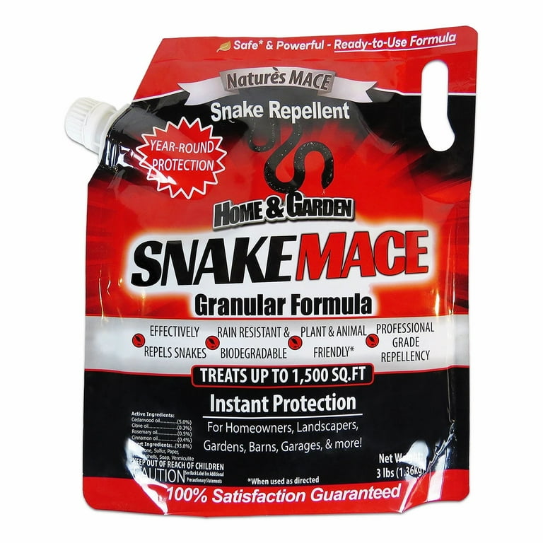 Natural Snake Repellent Pouches - 8 Pack Pet-Safe Outdoor/Indoor Snake Deterrent For Yard, Garden, Garage & Home