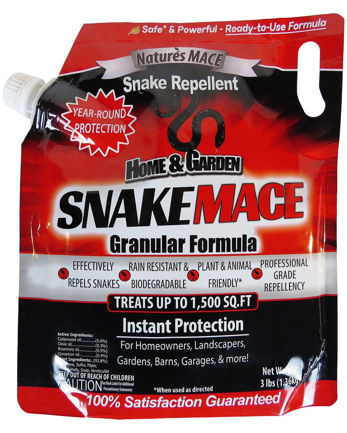 Nature's MACE Snake MACE 3lb. Animal Safe Granules Outdoor Snake