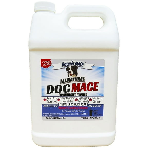 Nature's Mace 1 Gallon Stray Dog Repellent Animal Deterrent Concentrate Solution