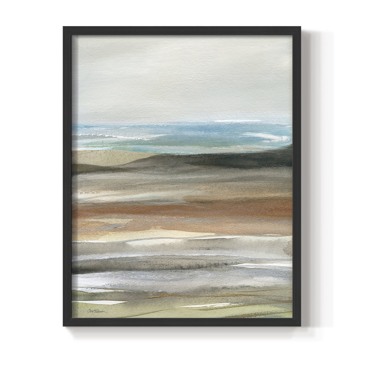 Nature's Many Layers II in Black Solid Wood 22 x 28 Framed Print