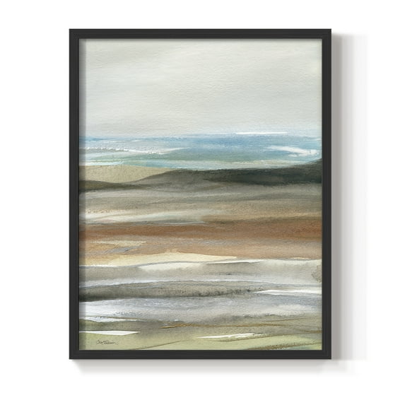 Nature's Many Layers II in Black Solid Wood 8 x 10 Framed Print