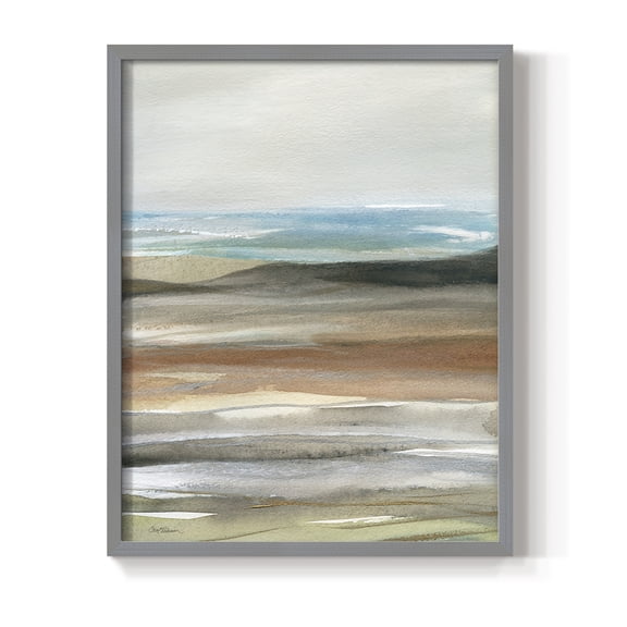 Nature's Many Layers II in Gray Solid Wood 22 x 28 Framed Print