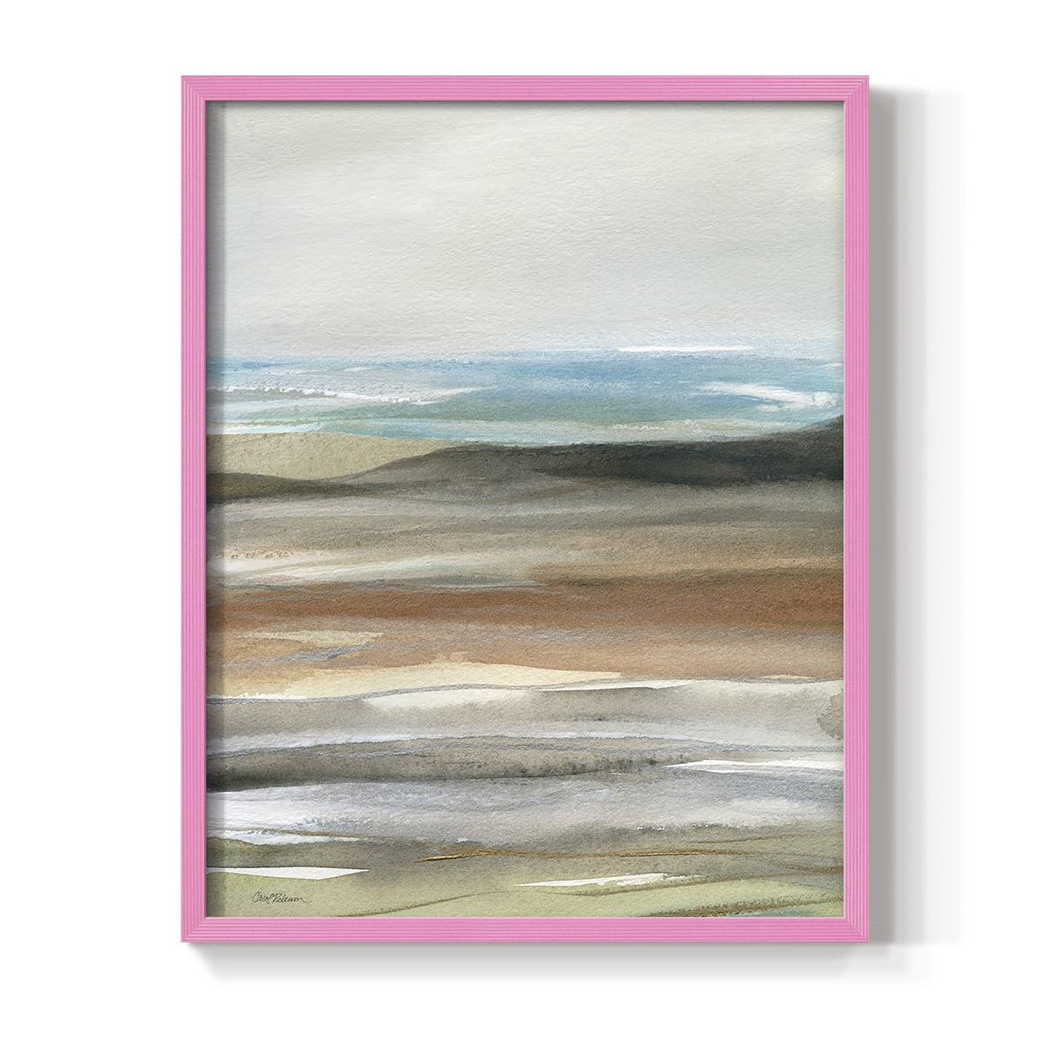 Nature's Many Layers II in Pink Solid Wood 11 x 14 Framed Print