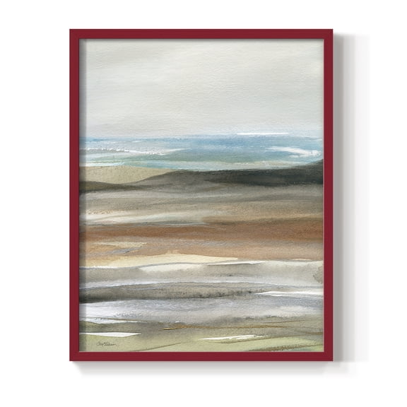 Nature's Many Layers II in Red Solid Wood 8 x 10 Framed Print