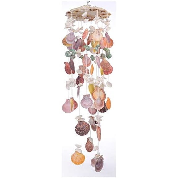 Nature's Melody Wind Chimes for Indoor, Seashell Tuned Unique Design, 25$$Garden & Patio