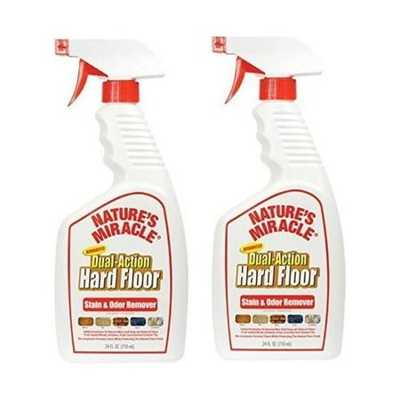 Nature's Miracle Advanced Dual-Action Hard Floor Stain & Odor Remover (2-Pack)