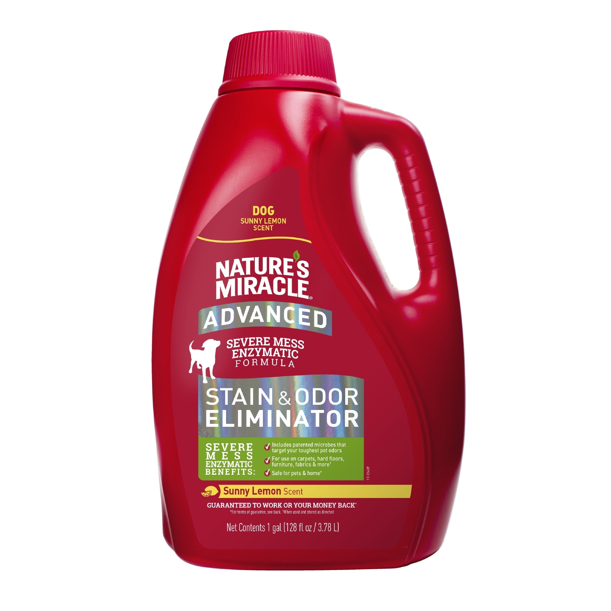 Nature’s Miracle Advanced Stain & Odor Eliminator, 128 fl oz, Sunny ...