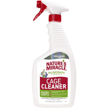 Nature's Miracle Cage Cleaner 24 fl oz, Small Animal Formula, Cleans And Deodorizes Small Animal Cages, 2nd Edition