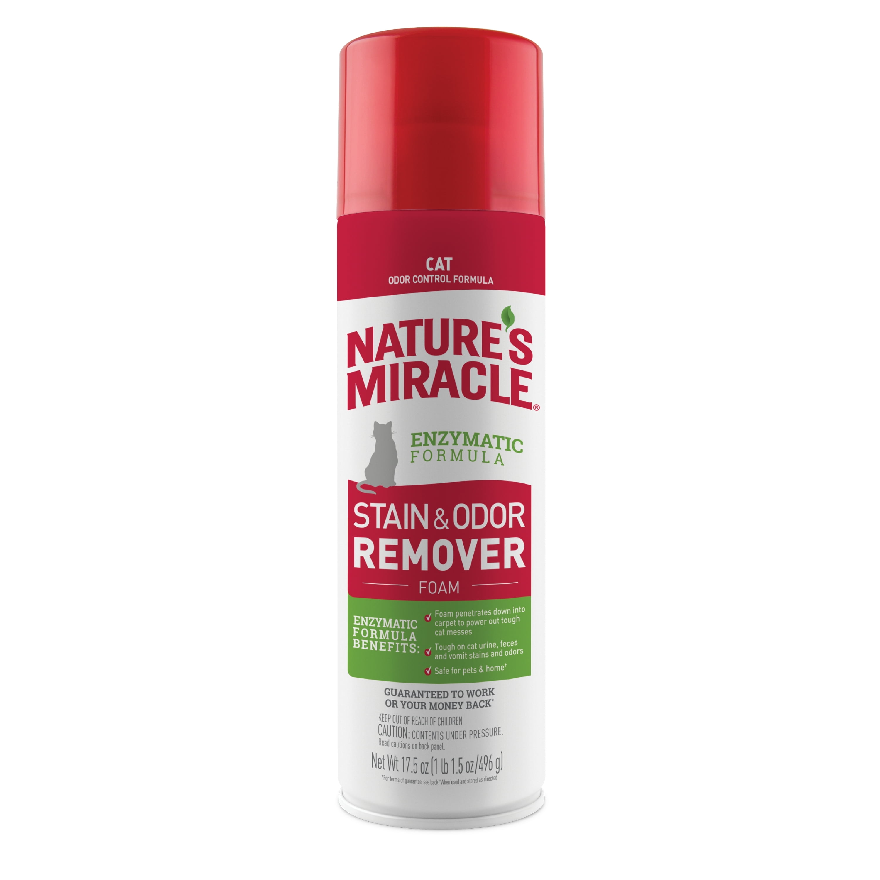 Nature s Miracle Stain and Odor Remover Foam Aerosol Walmart
