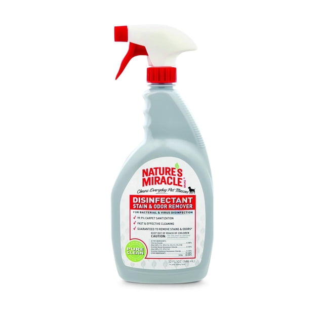 Nature's Miracle Disinfectant Stain and Odor Remover for Dog, 32 fl oz