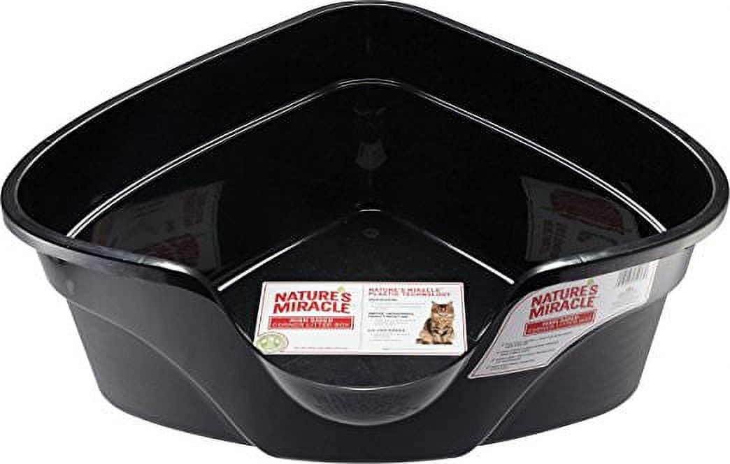 Nature's miracle advanced hooded corner litter box hot sale