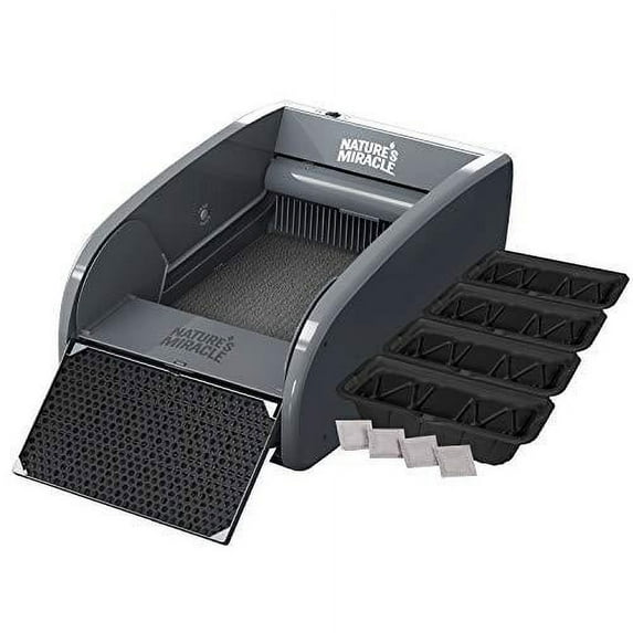 Nature's Miracle Multi-Cat Self-Cleaning Litter Box, Large/Extra-Large