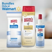Nature s Miracle Odor Control Bundle for Dogs; Includes Oatmeal Shampoo, Deodorizing Bath Wipes, Freshening Spray