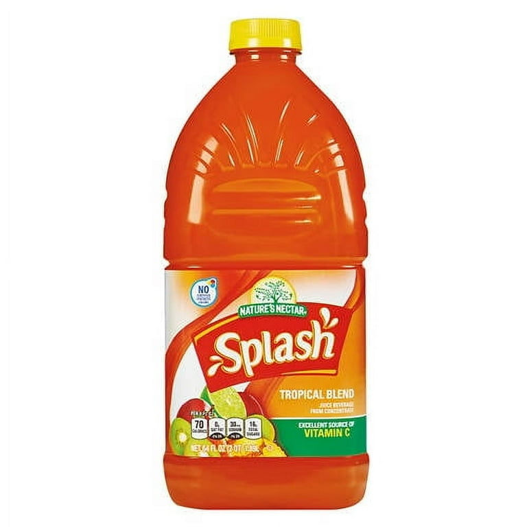 Nature s Nectar Splash Tropical Blend Juice Cocktail 64 fl oz Walmart