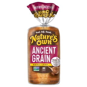 Nature's Own Ancient Grain, Non-GMO Half Loaf Bread, Sandwich Bread, 12 oz Loaf