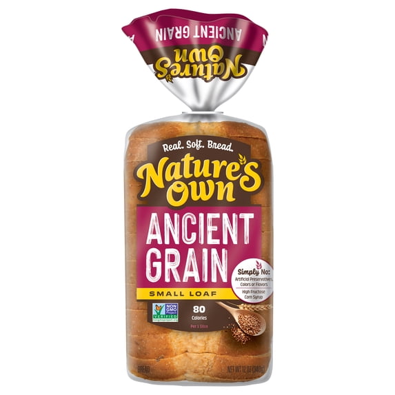 Nature's Own Small Loaf Ancient Grain Sliced Bread, 12 oz
