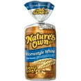 thumbnail image 1 of Nature's Own Homestyle White Bread 12 oz Loaf Soft & Classic Small Loaf (Pack of 4), 1 of 3