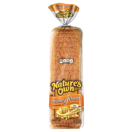 Nature's Own Honey Wheat Thin Sliced, Honey Wheat Sandwich Bread, 20 oz Loaf