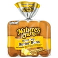 thumbnail image 1 of Nature's Own Hot Dog Butter Buns, 15 oz, (Pack of 6), 1 of 3