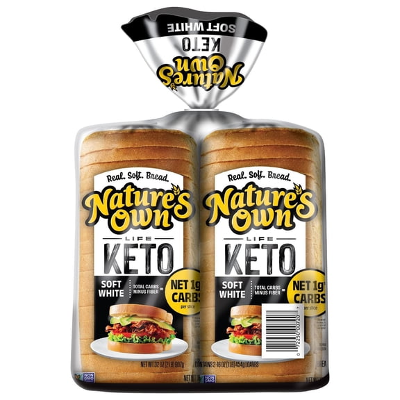 Nature's Own Keto Soft White Bread 16 oz