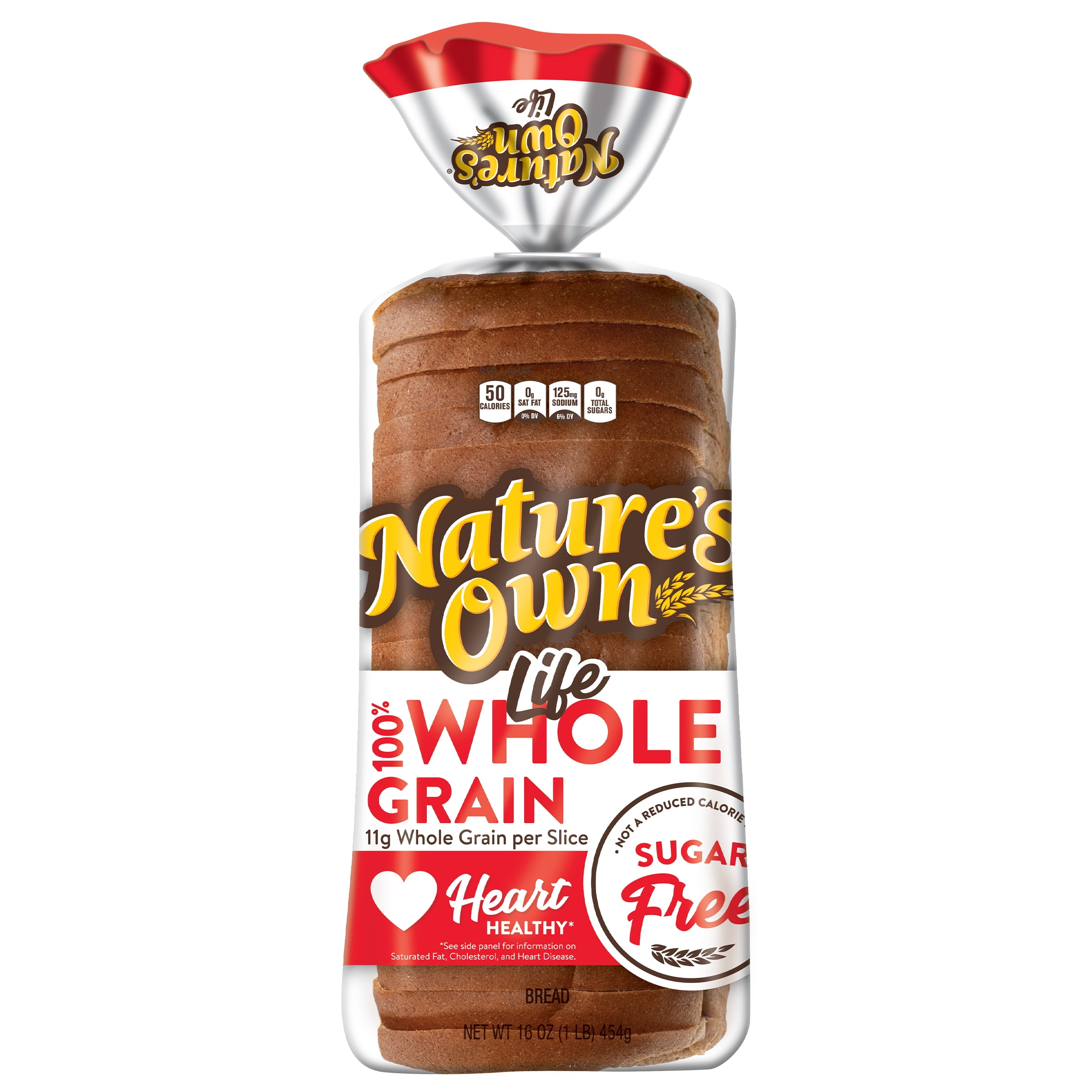 Nature's Own Life SugarFree 100 Whole Grain Bread Loaf, 16 oz