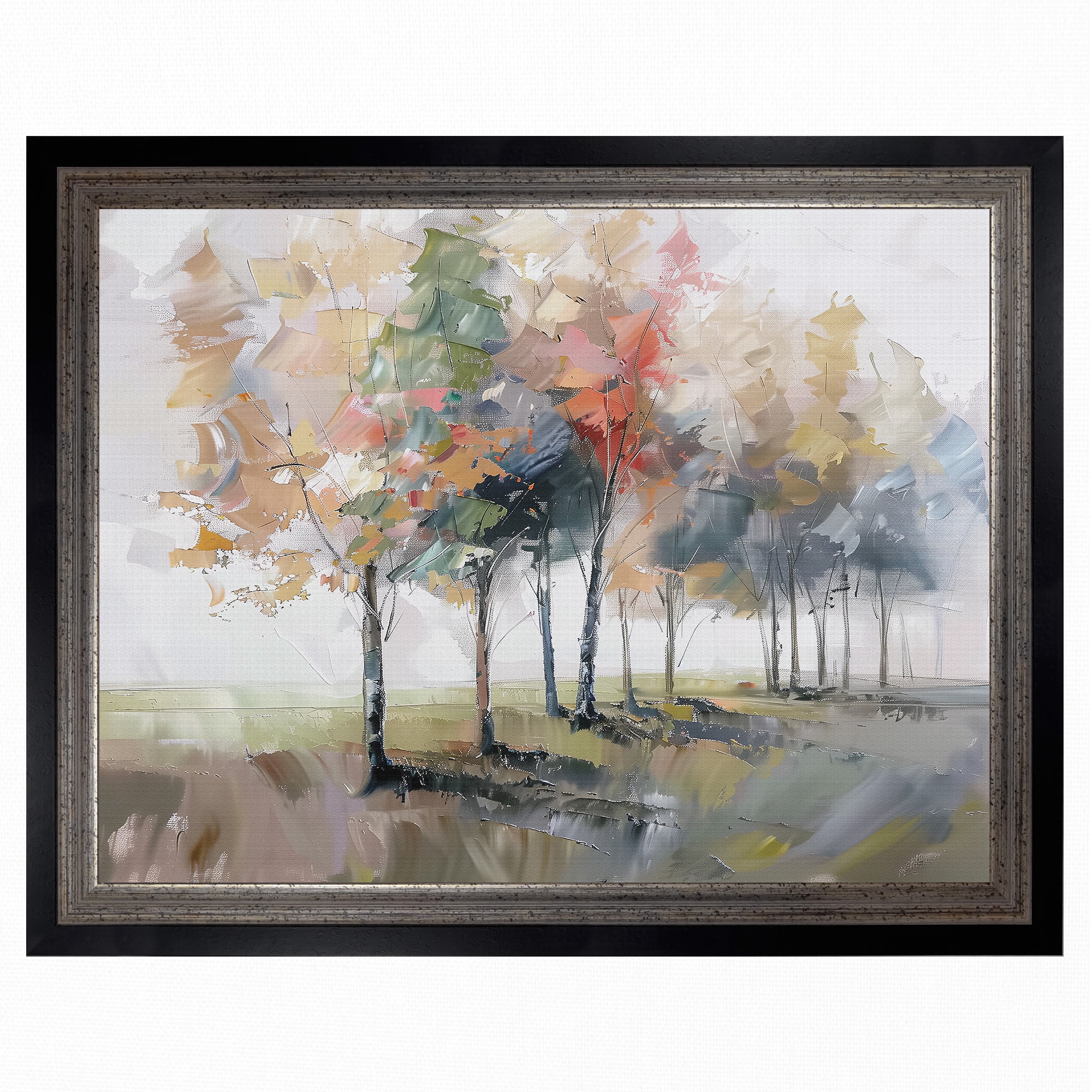 Nature's Palette I Framed Canvas