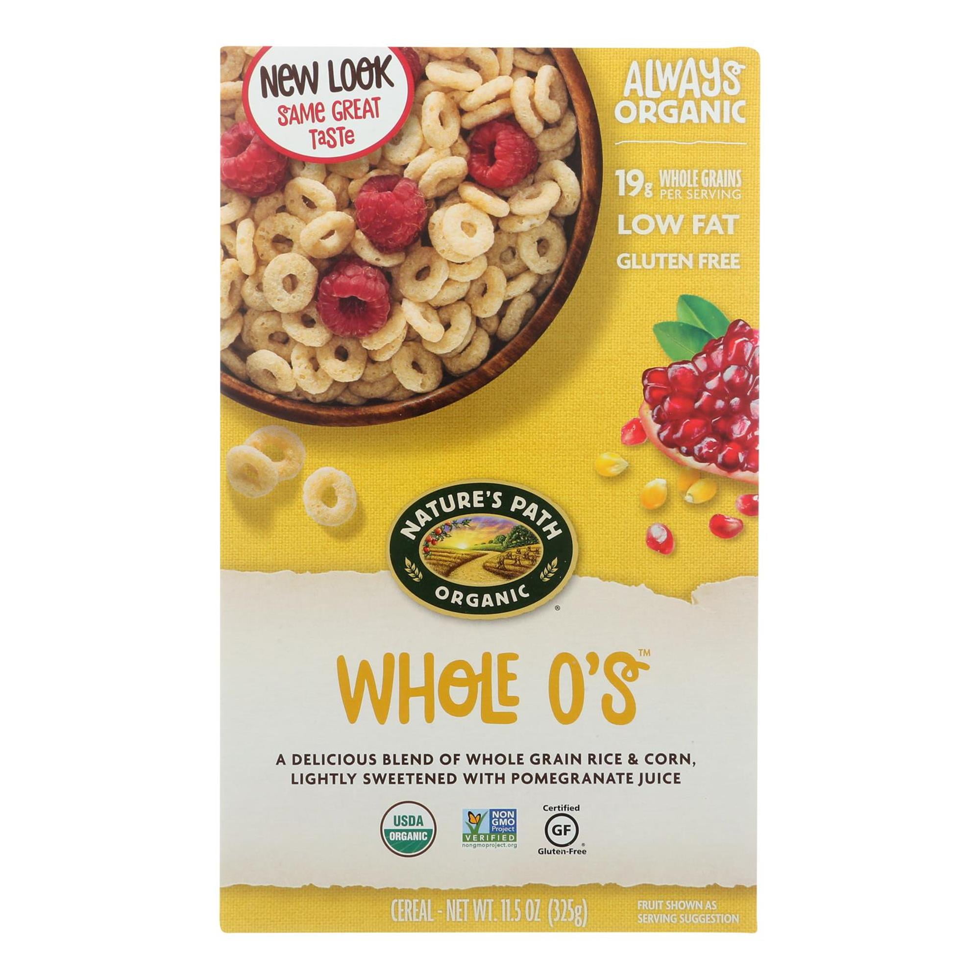 Nature's Path Organic Cereal Whole O's, 11.5oz Box