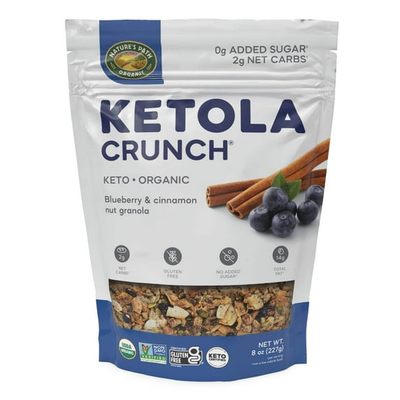 Nature's Path Ketola Crunch® Organic Blueberry Cinnamon Granola 8oz Pouch