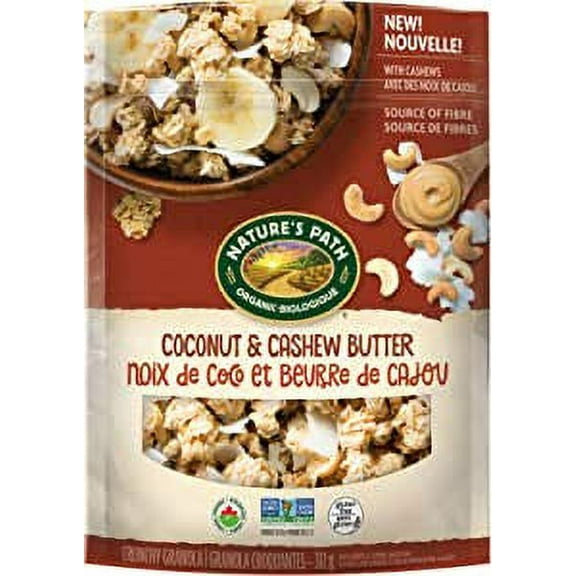 Nature's Path Organic Coconut Cashew Granola, 312g/10.9 oz. Bag {Imported from Canada}