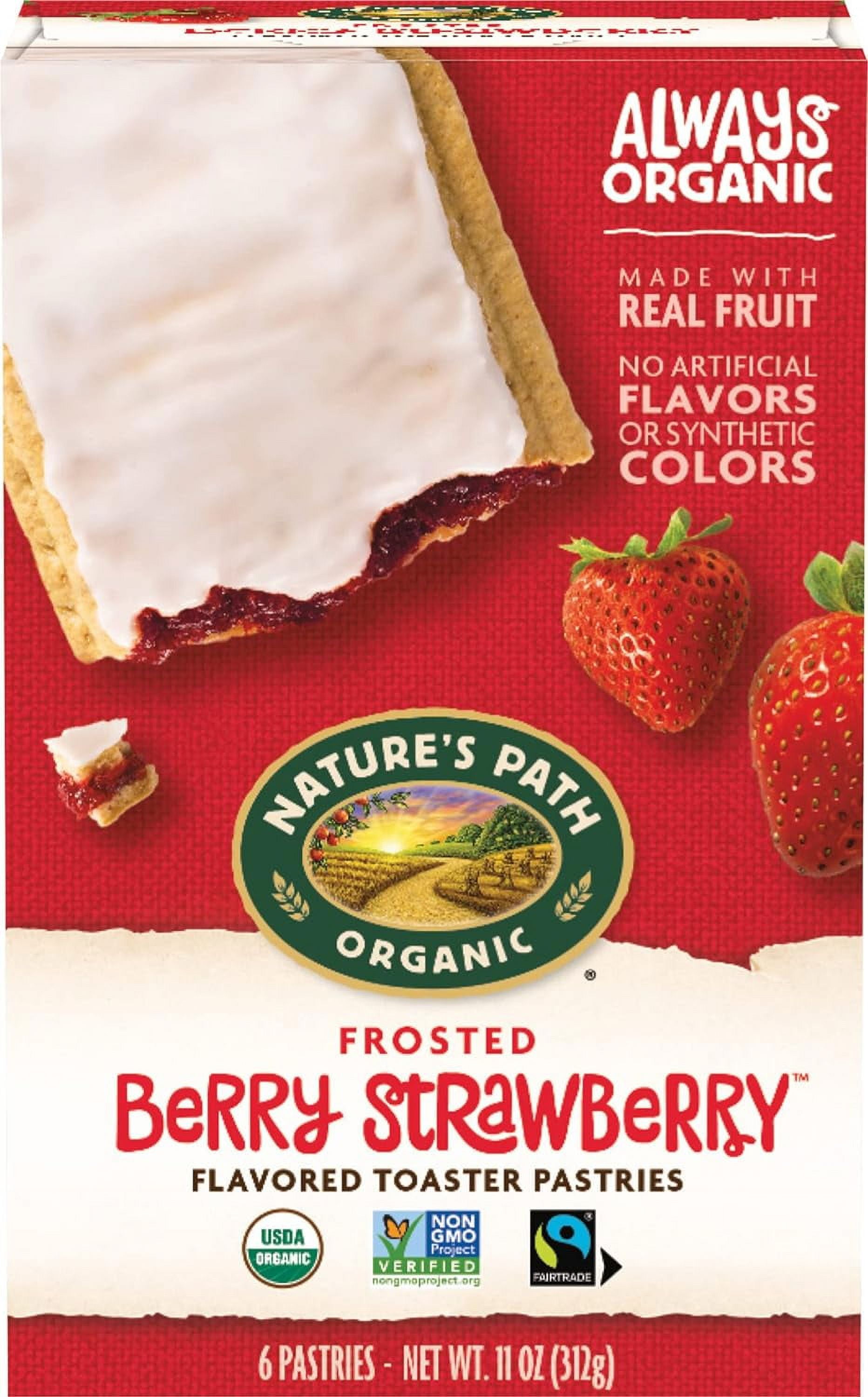 Nature’s Path Organic Frosted Berry Strawberry Toaster Pastries, 11