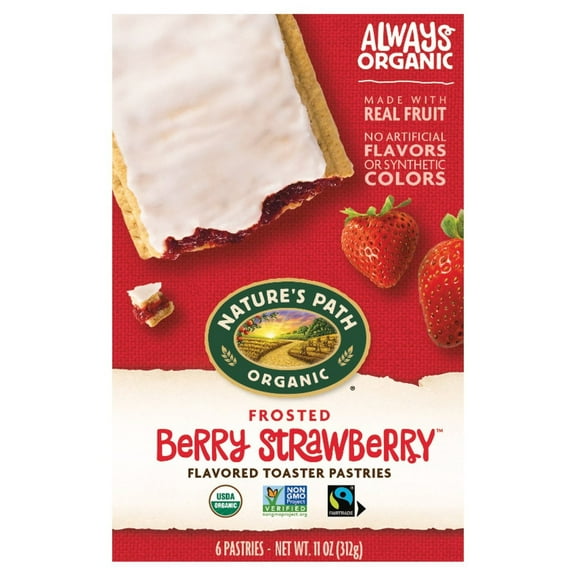 Nature's Path Organic Frosted Strawberry Toaster Pastries - 6 ct (Packaging May Vary)