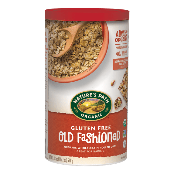Nature's Path Organic Old Fashioned Oats Instant Oatmeal, 18 oz (Pack of 6), Gluten Free, Non-GMO