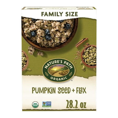 Nature's Path Organic Granola, Pumpkin Seed + Flax, 28.2oz Box