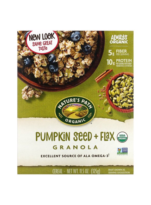 Nature's Path Organic Pumpkin Seed Plus Flax Granola 11oz Box