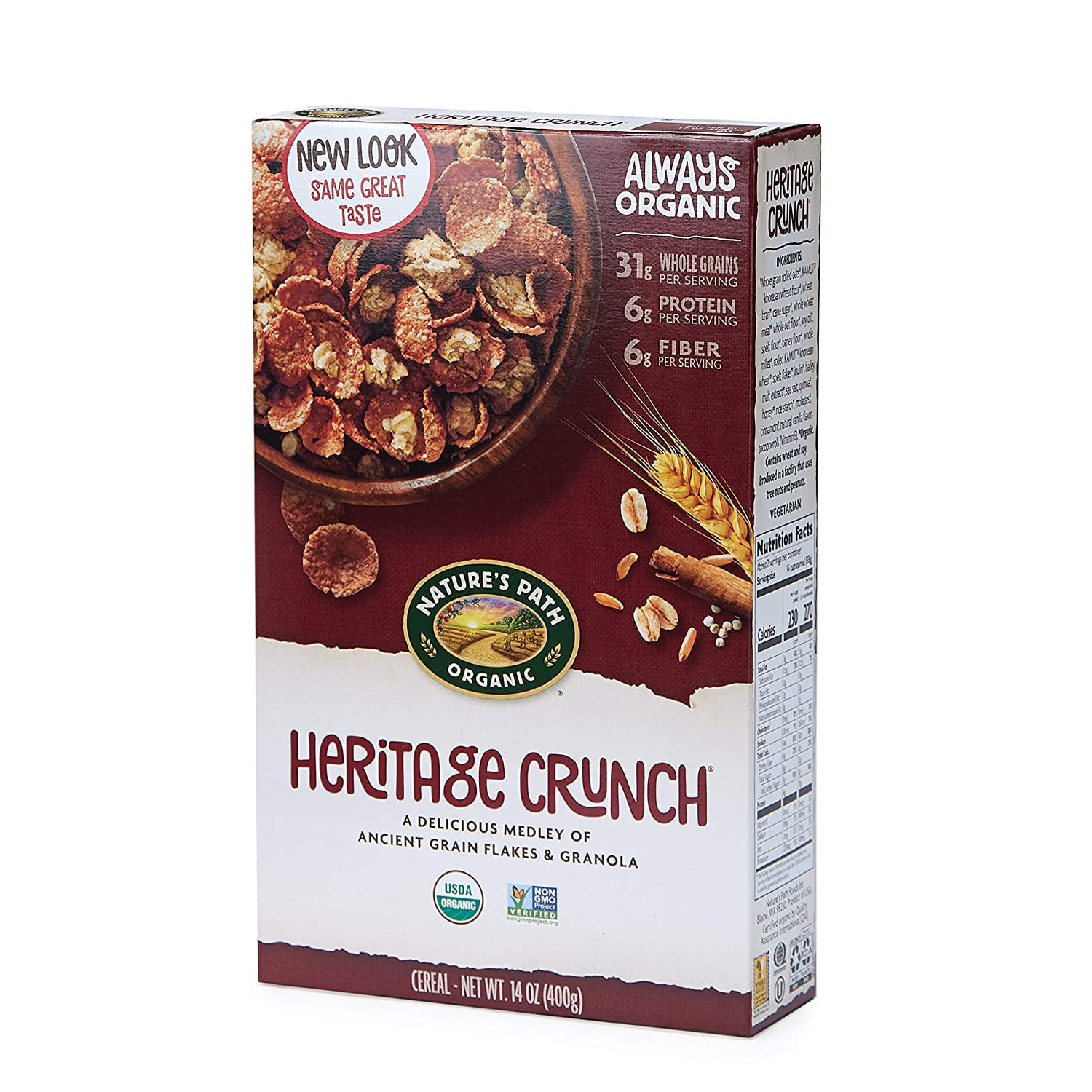 Nature's Path Organic Heritage Crunch Cereal 14 oz