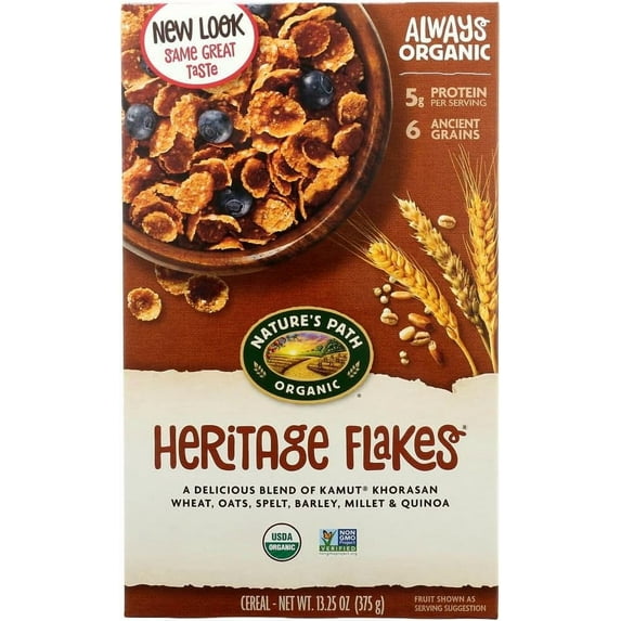 Nature's Path Organic Heritage Flakes® Cereal 375 g Pack of 2