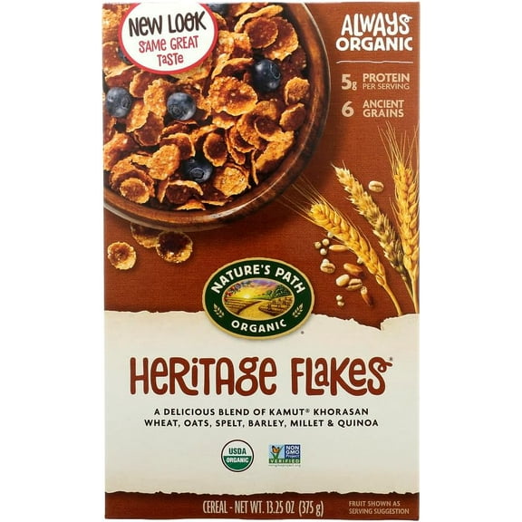 Nature's Path Organic Heritage Flakes Cereal 375 g
