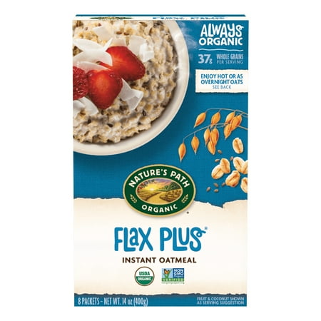 Nature's Path Organic Oatmeal, Flax Plus Instant, 14oz Box
