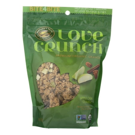 Nature's Path Organic Love Crunch Granola Apple Crumble 11.5 oz Pack of 4