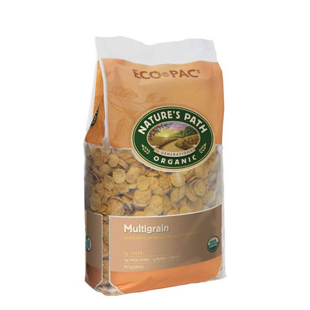 Nature's Path Organic Multigrain Oat Bran Flakes Cereal, 32 oz EcoPac