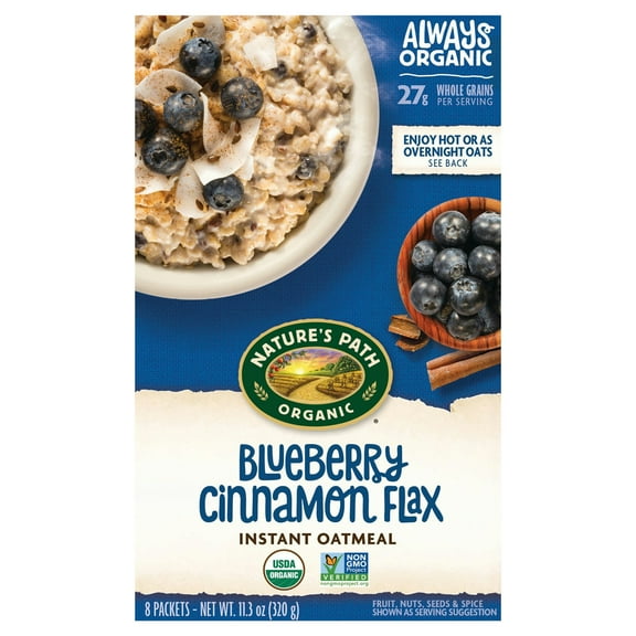 Nature's Path Organic Optimum Oatmeal 8 Count 11.2 oz (Pack Of 6)