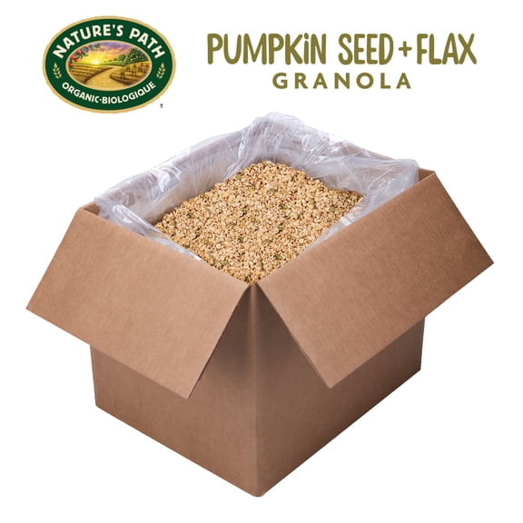 Nature's Path Organic Pumpkin Seed + Flax Granola, 25lb Case (pack of 1)