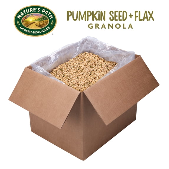 Nature's Path Organic Pumpkin Seed + Flax Granola, 25lb Case (pack of 1)