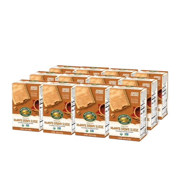 Nature's Path Organic Frosted Mmmaple Brown Sugar Toaster Pastries, 11oz Box (pack of 12)